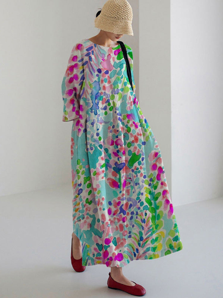 Gemalyn Women's Printed Dress | Skin-Friendly Fabric 2