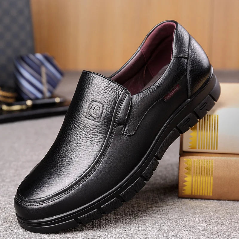 Genuine Leather Casual Shoes for Men | Handcrafted Comfort, Business Casual Design 6