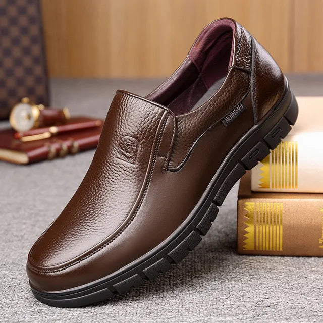 Genuine Leather Casual Shoes for Men | Handcrafted Comfort, Business Casual Design 7