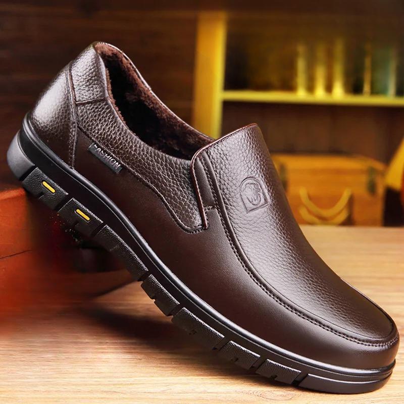Genuine Leather Casual Shoes for Men | Handcrafted Comfort, Business Casual Design 9