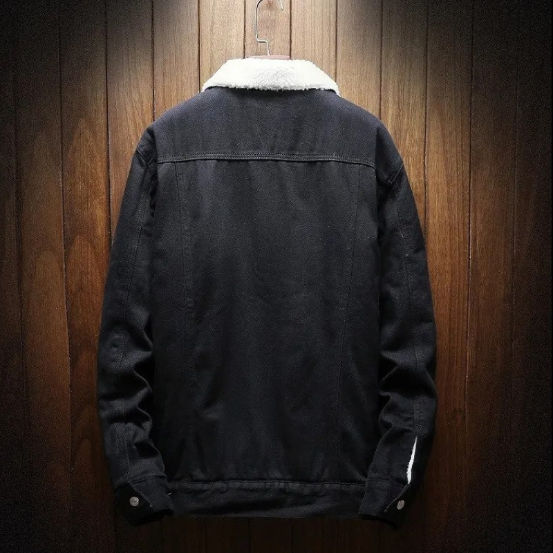 Gerome Men's Fleece Jacket | Denim Style, Casual Comfort 1