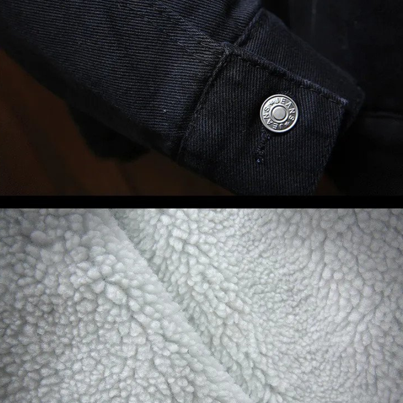 Gerome Men's Fleece Jacket | Denim Style, Casual Comfort 3