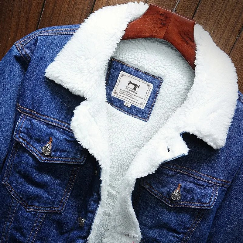 Gerome Men's Fleece Jacket | Denim Style, Casual Comfort 5