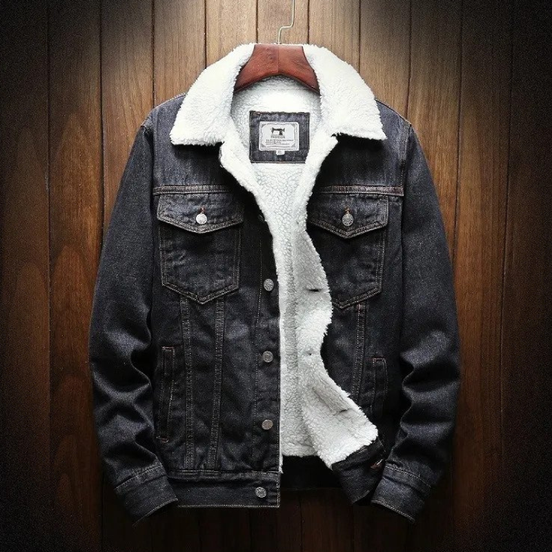 Gerome Men's Fleece Jacket | Denim Style, Casual Comfort 6