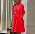 Gina Women's Polo Dress | Flattering Silhouette, Elegant Spring Style 0