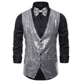 Glam Gilet Men's Vest | Dazzling Glitter Design, Stylish Party Wear 0