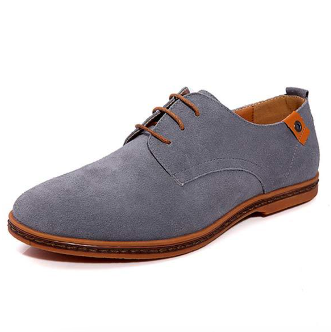 Gleam Men's Leather Shoes | High-Quality Suede, Elegant Comfort 3