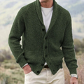 Harmon Men's Black Cardigan | Classic Knit, Stylish Versatility 0