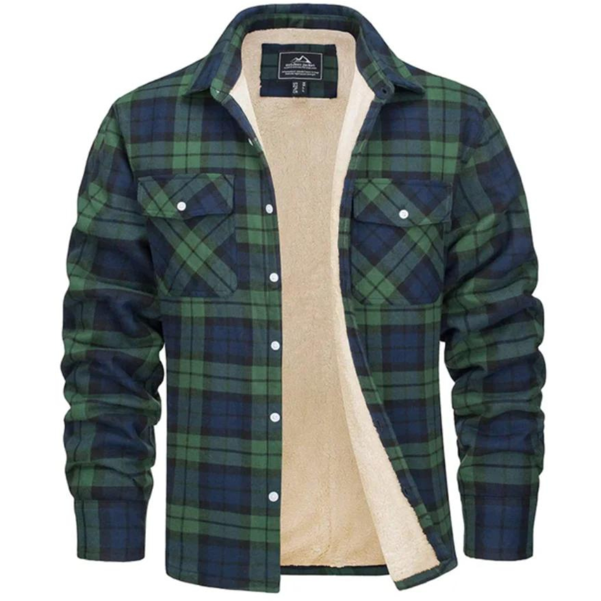 Haven Men's Fleece-Lined Jacket | Classic Check Pattern 1