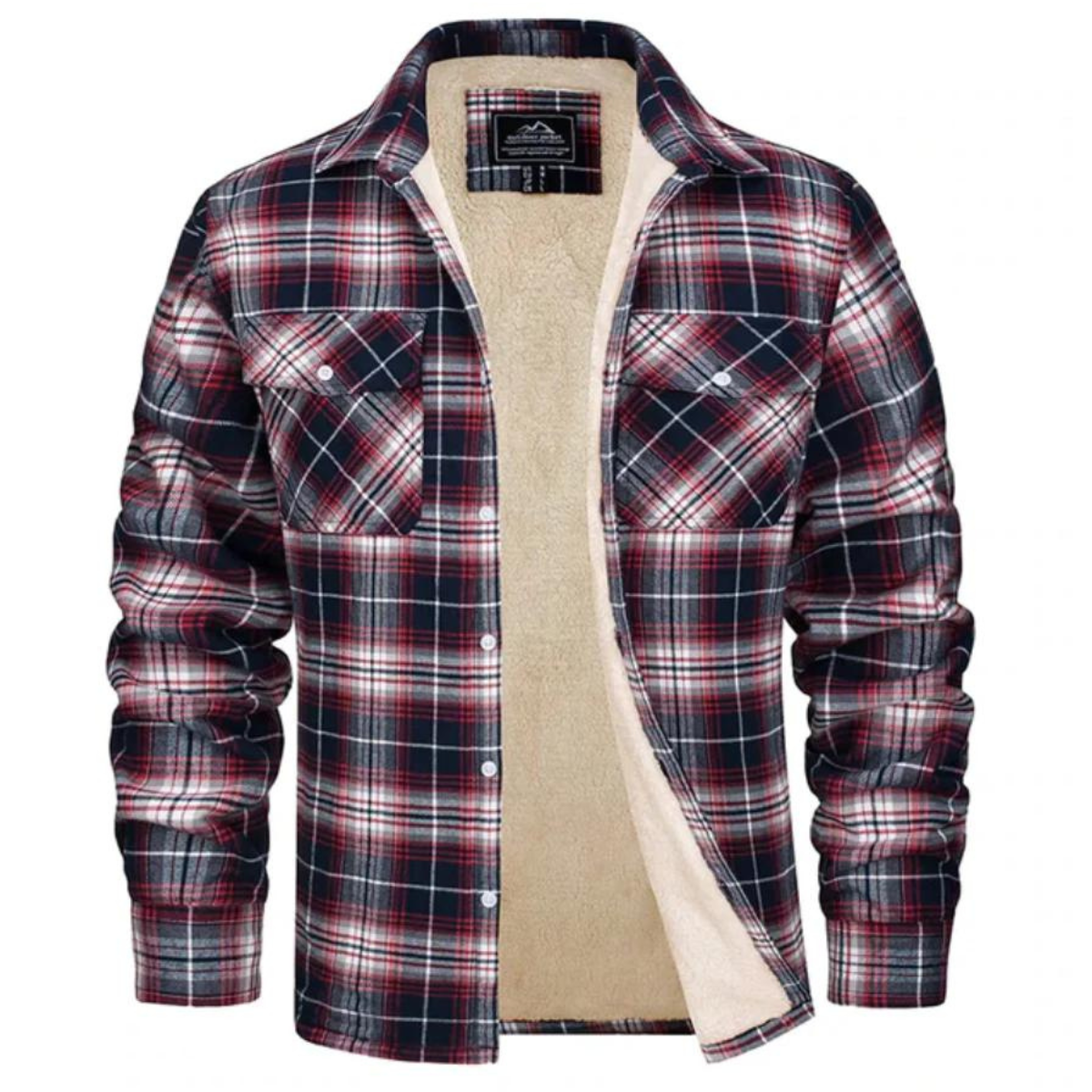 Haven Men's Fleece-Lined Jacket | Classic Check Pattern 2