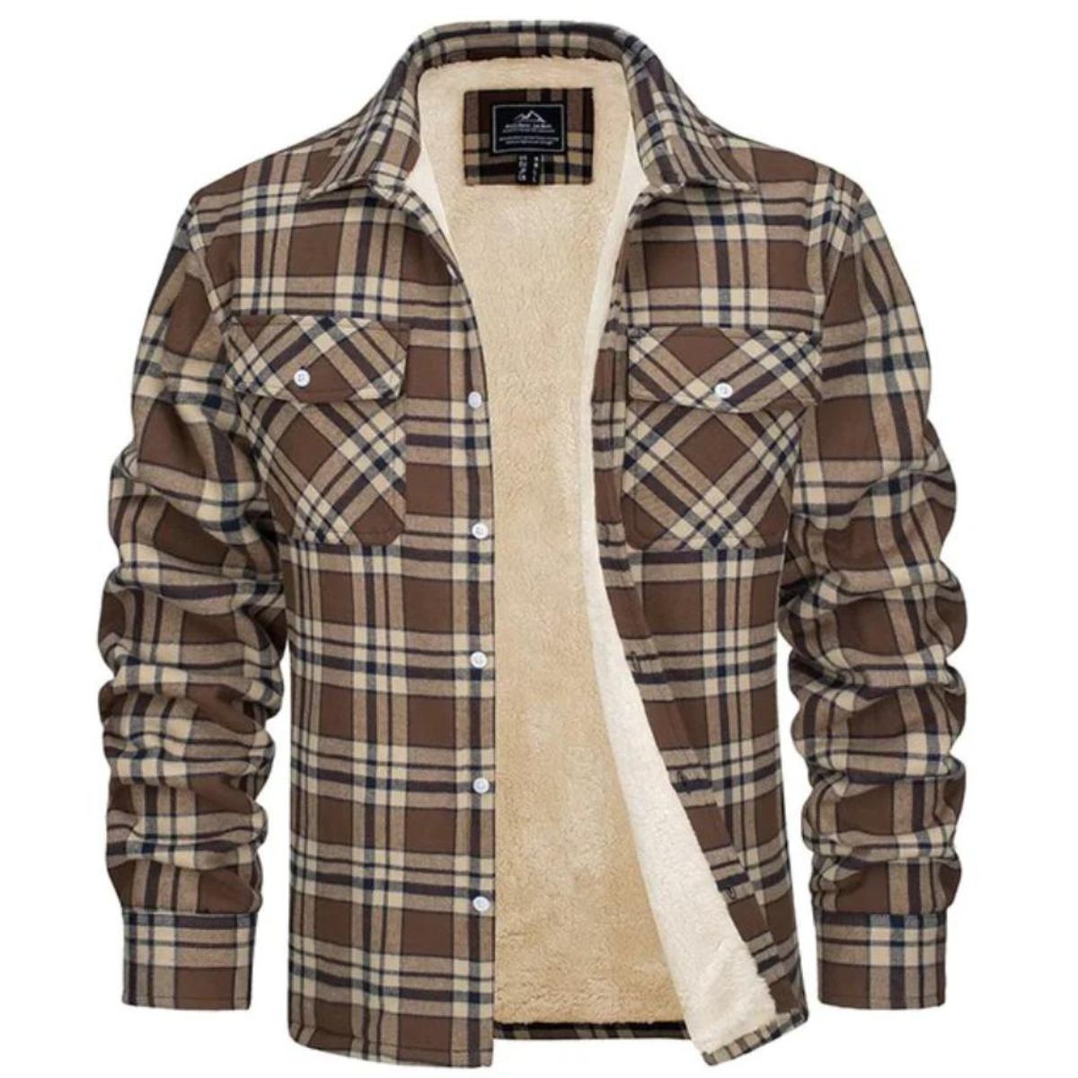Haven Men's Fleece-Lined Jacket | Classic Check Pattern 4