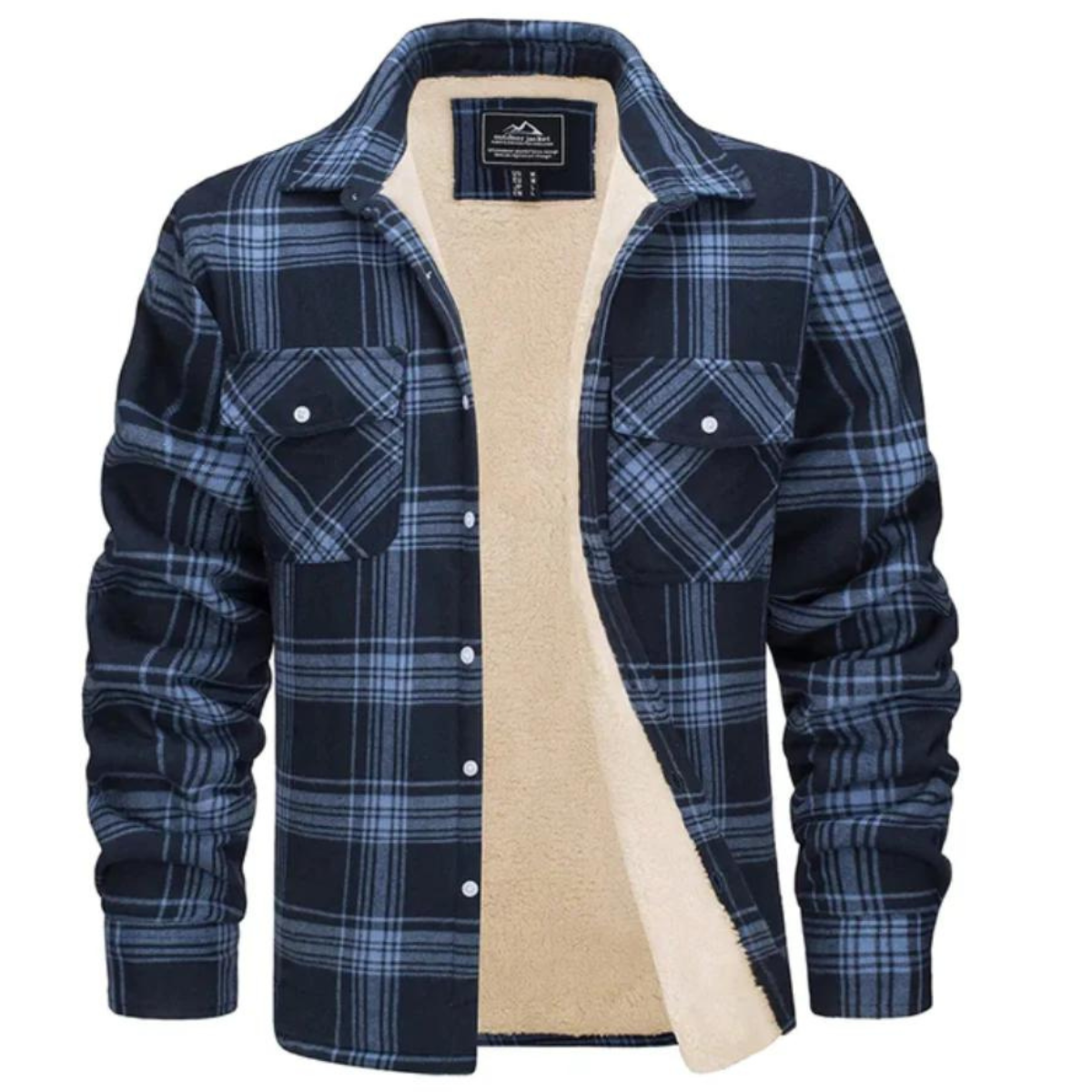 Haven Men's Fleece-Lined Jacket | Classic Check Pattern 5