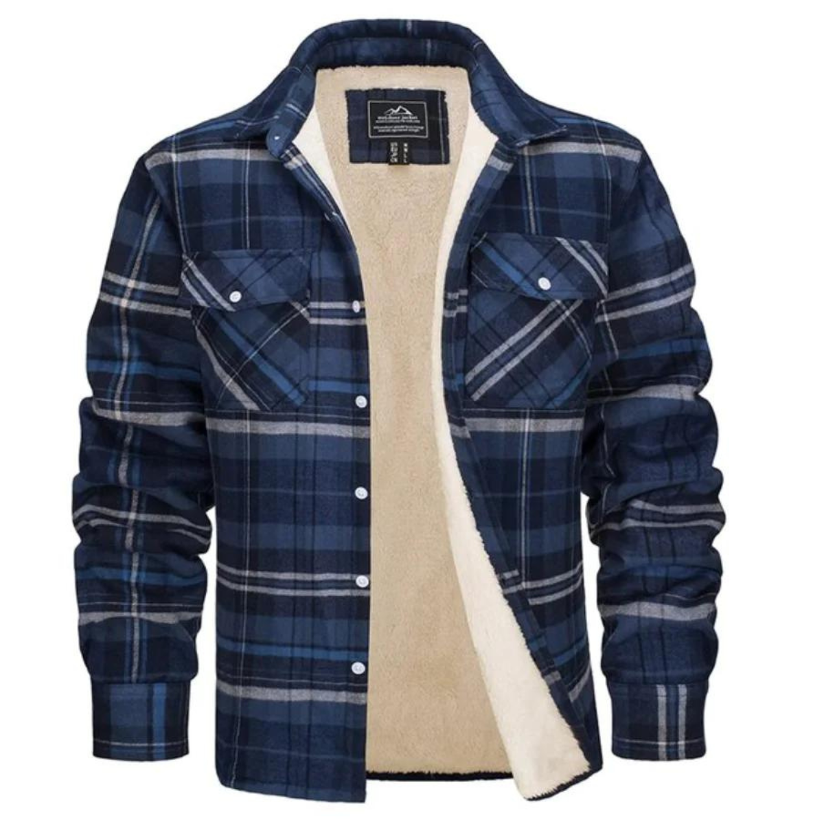 Haven Men's Fleece-Lined Jacket | Classic Check Pattern 6