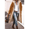 Haven Women's Long Puffer Coat | Reversible Sherpa Fleece, Cozy Hood 0