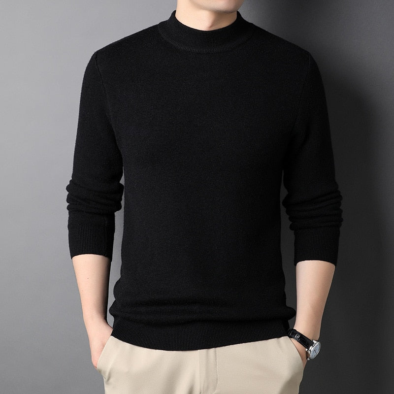 Hector Men's Half Zip Sweater | Fine Knit, Timeless Design 1