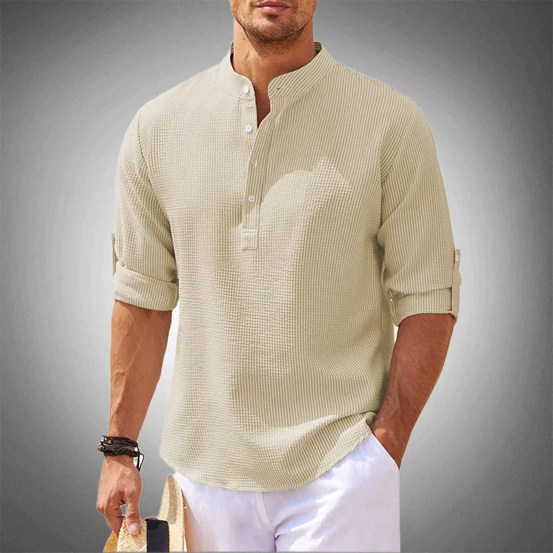 Hector Men's Shirt | Soft Cotton Blend, Casual Summer Style 3