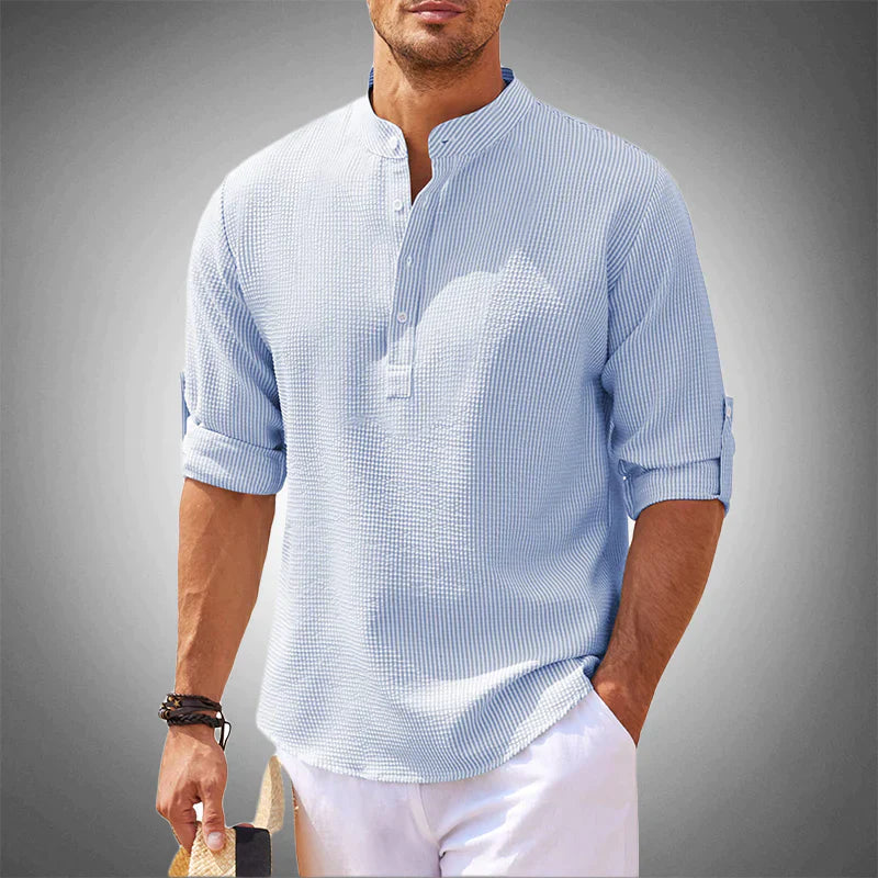 Hector Men's Shirt | Soft Cotton Blend, Casual Summer Style 4