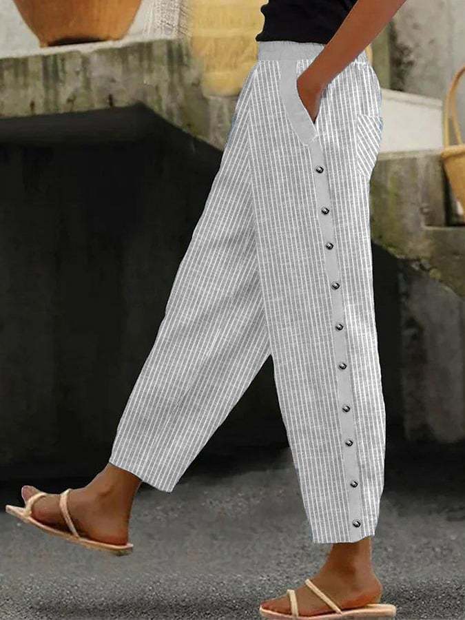 Heloise Women's Pants | Premium Linen, Slim Fit 1