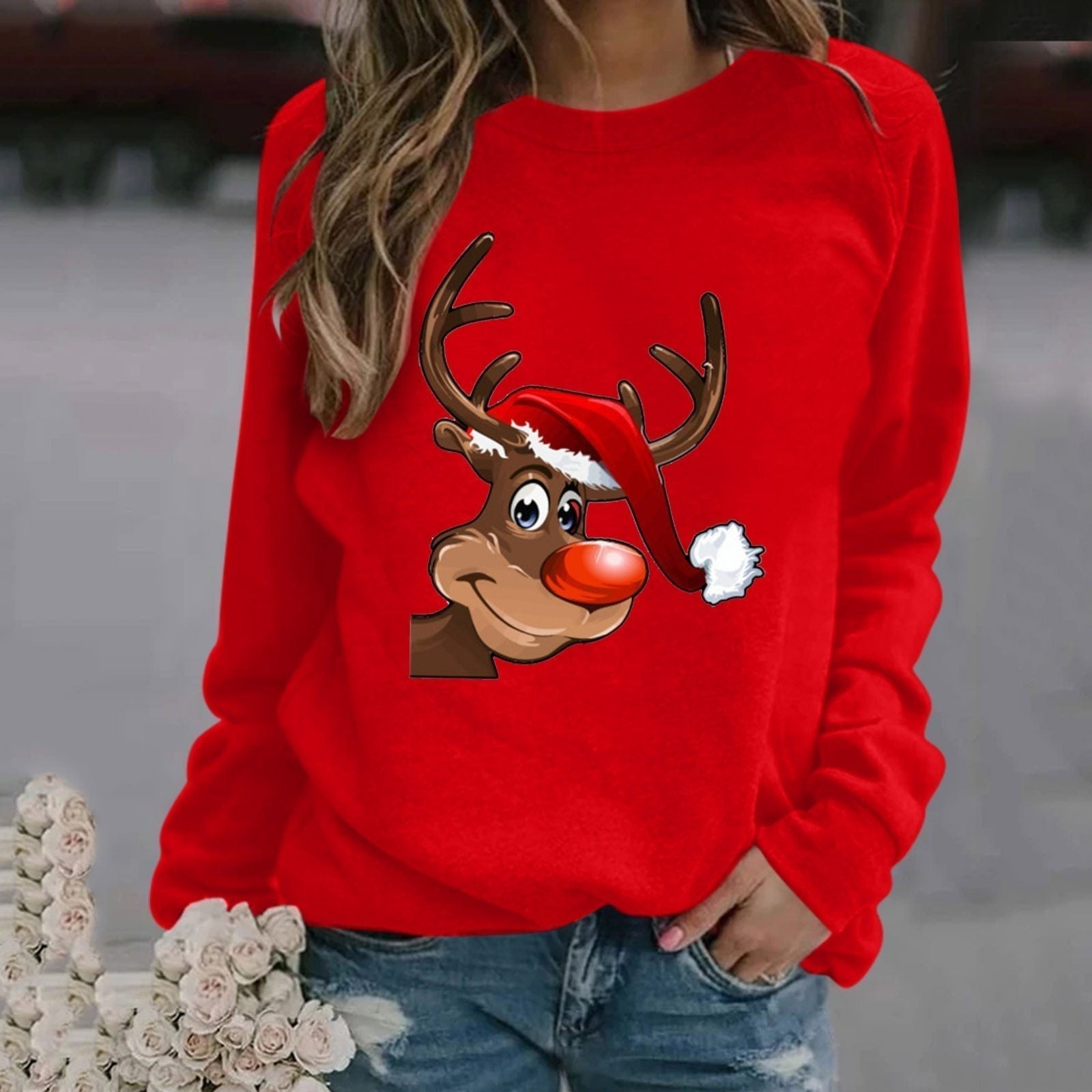 Holly Women's Sweater | Cozy Christmas Design, High-Quality Material 1