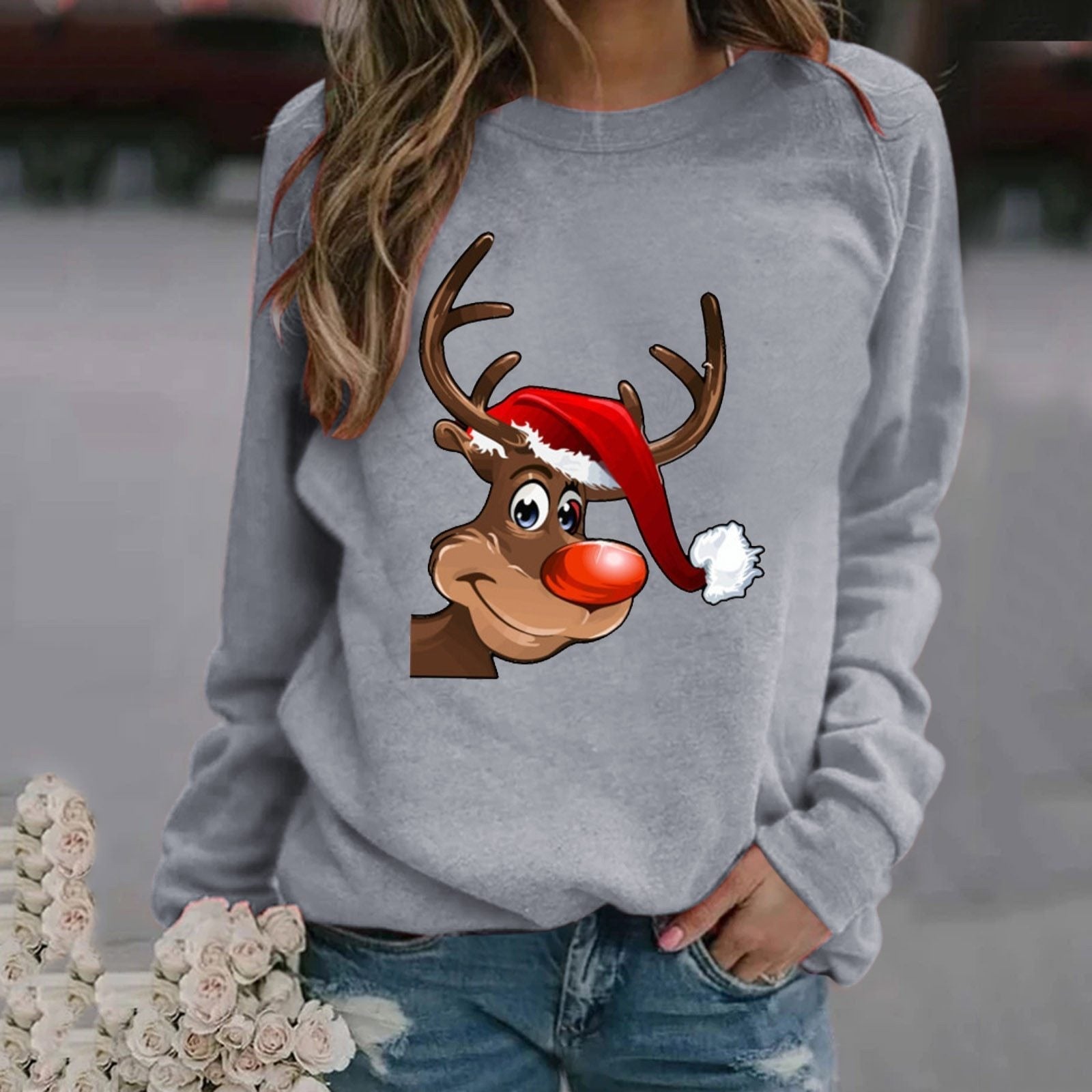 Holly Women's Sweater | Cozy Christmas Design, High-Quality Material 3