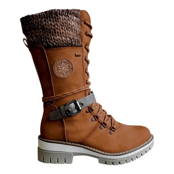 Hugh Women's Winter Boots | High-Quality PU & Cotton Lining 2