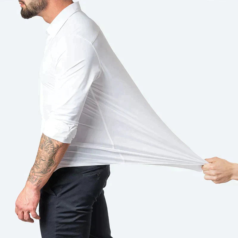 Hugo Men's Dress Shirt | Super Stretch Fabric, Elegant Fit 1
