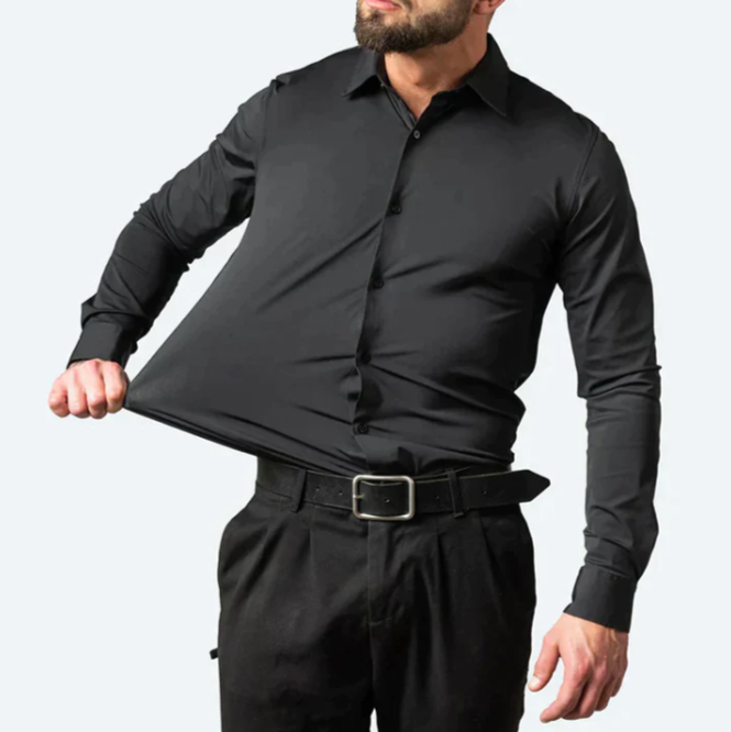 Hugo Men's Dress Shirt | Super Stretch Fabric, Elegant Fit 2