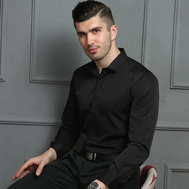 Hugo Men's Dress Shirt | Super Stretch Fabric, Elegant Fit 3