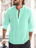 Hugo Men's Linen Shirt | Classic Cut, Breathable Comfort 0