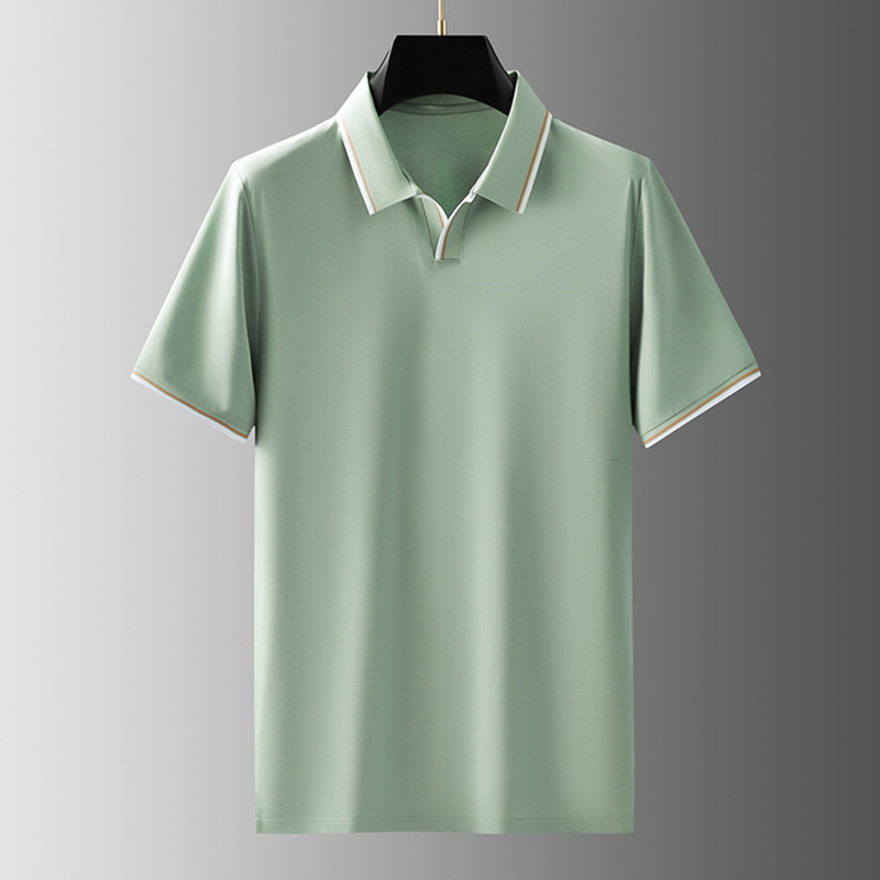 Hugo Men's Polo Shirt | Premium Mulberry Silk, Elegant Design 3