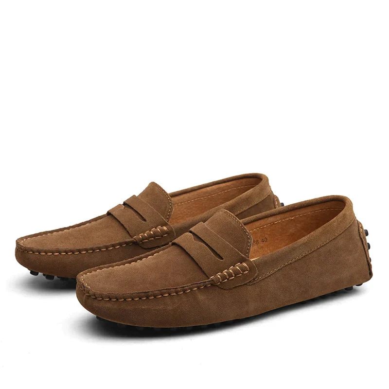 Hugo Men's Suede Loafers | Italian Style, Casual Elegance 0