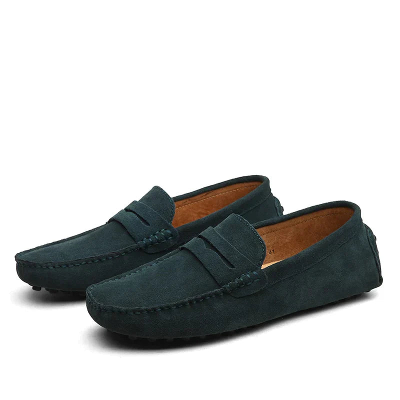 Hugo Men's Suede Loafers | Italian Style, Casual Elegance 3