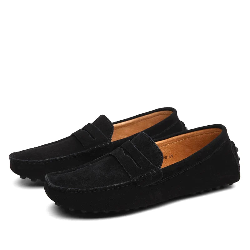 Hugo Men's Suede Loafers | Italian Style, Casual Elegance 5
