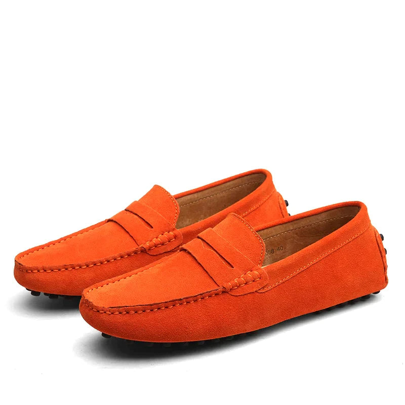 Hugo Men's Suede Loafers | Italian Style, Casual Elegance 7