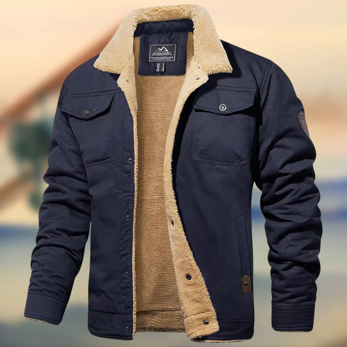 Hugo Men's Winter Jacket | Elegant Design, Cozy Fit 2