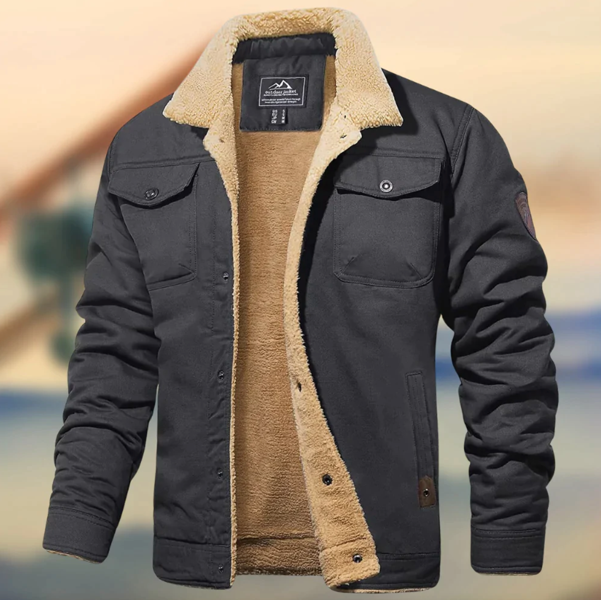 Hugo Men's Winter Jacket | Elegant Design, Cozy Fit 3