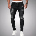 Isaac Men's Ripped Jeans | Premium Cotton Blend, Slim Fit 0