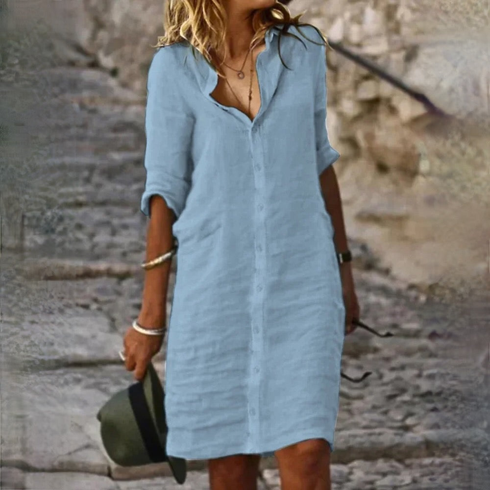 Ivory Women's Summer Dress | Lightweight & Elegant Design 1