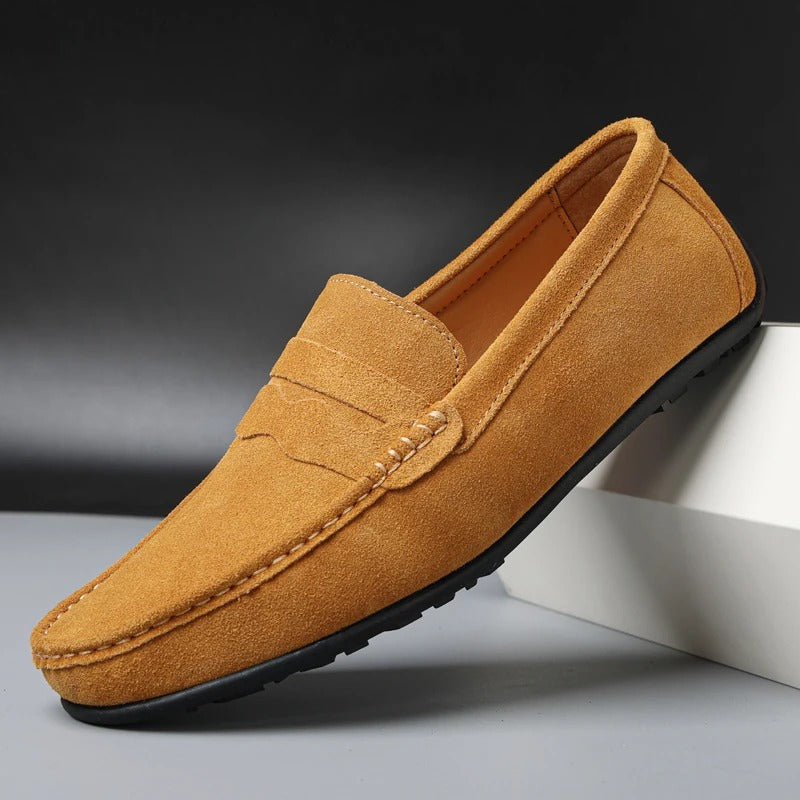 Ivy Men's Suede Loafers | Luxury Comfort, Casual Elegance 3