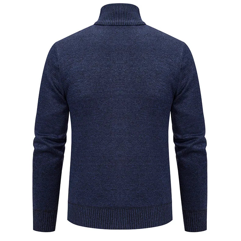 Ivy Men's Zip-Up Cardigan | Cotton Blend, Stylish Comfort 2