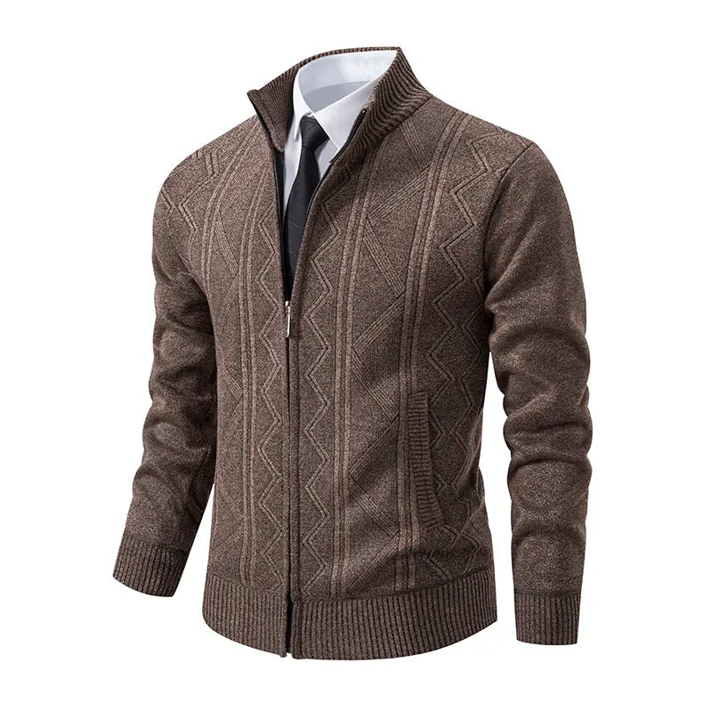 Ivy Men's Zip-Up Cardigan | Cotton Blend, Stylish Comfort 4