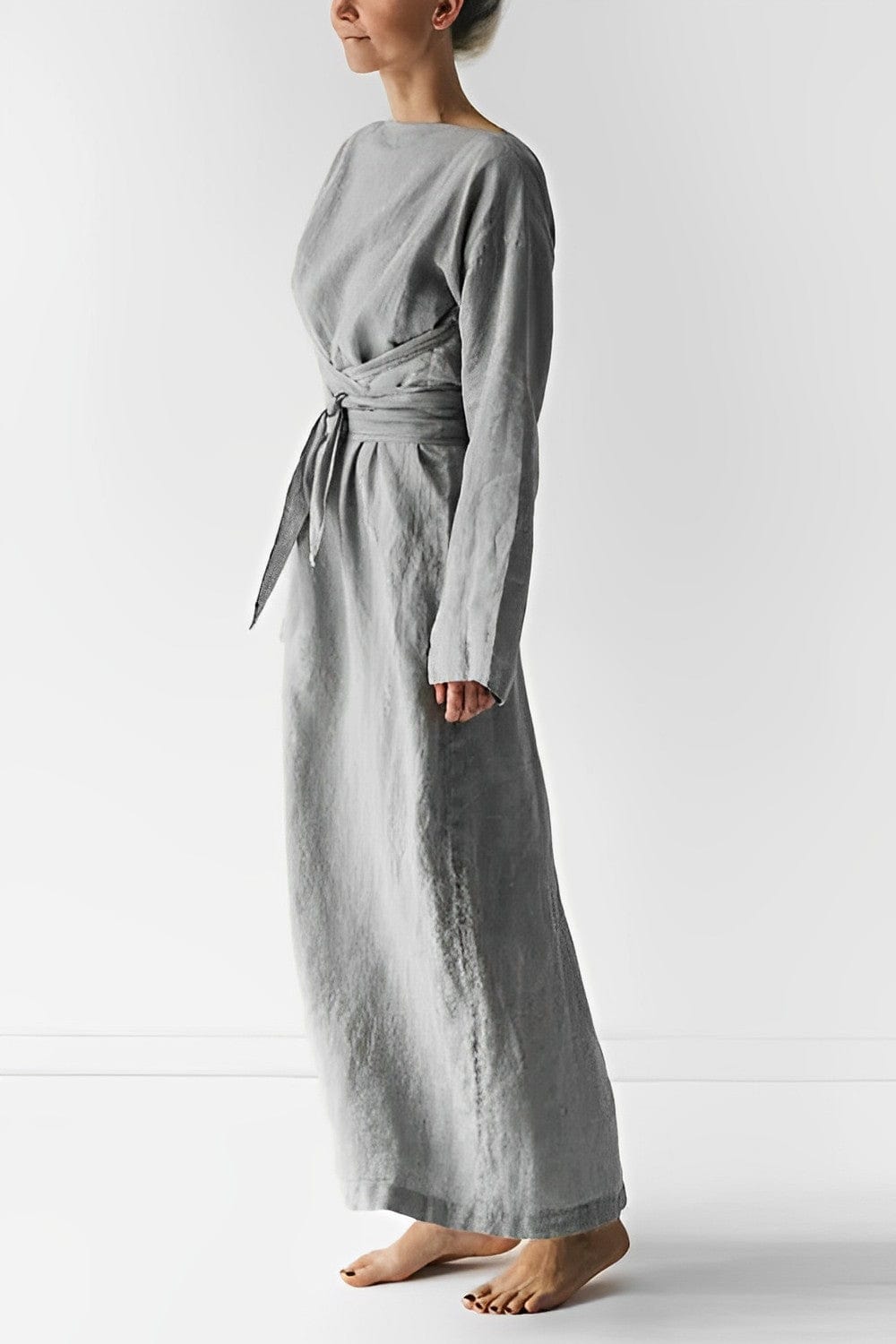 Ivy Women's Formal Dress | Soft Linen, Elegant Design 0