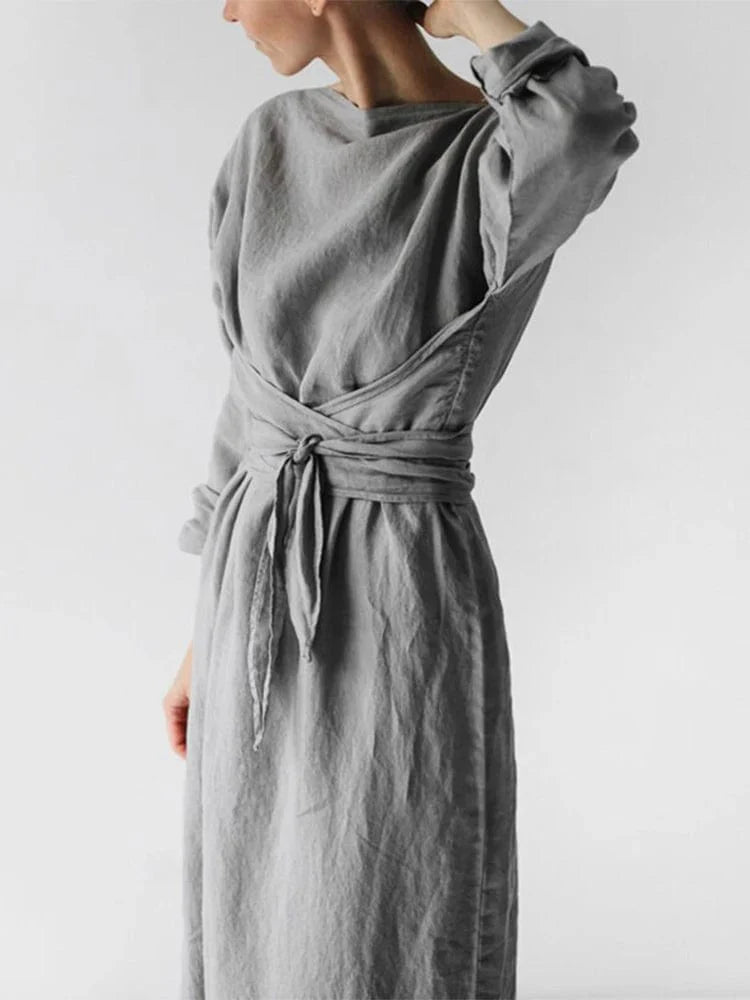 Ivy Women's Formal Dress | Soft Linen, Elegant Design 2