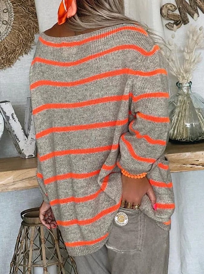 Ivy Women's Knitted Sweater | 100% Cotton, Vintage-Inspired 1