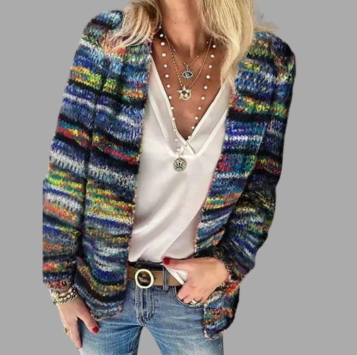 Jade Women's Jacket | Trendy Knitted Design, Comfortable Fit 1