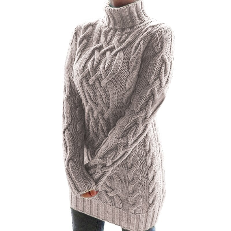 Jade Women's Knitted Dress | Cozy Warmth, Elegant Style 5
