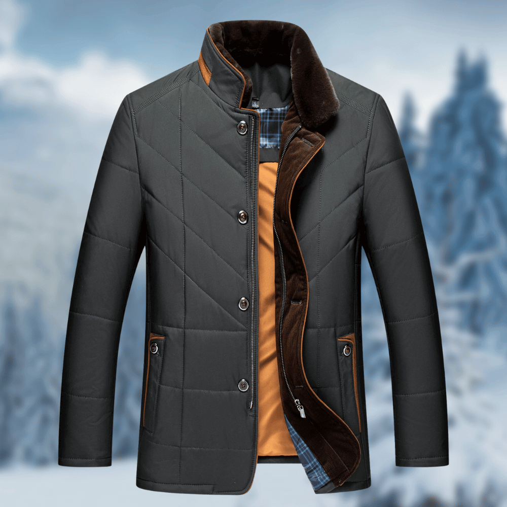 Jasper Men's Coat | Cozy Winter Overcoat, Elegant Design 1