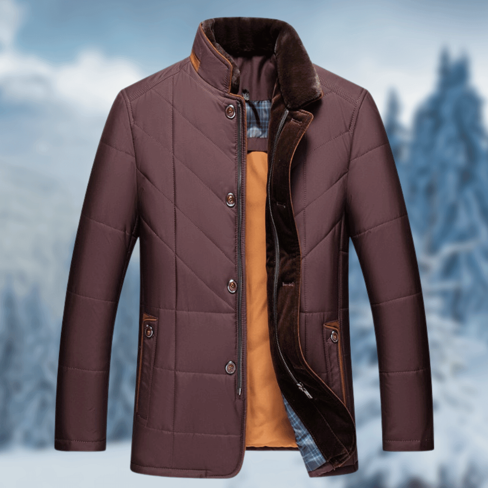 Jasper Men's Coat | Cozy Winter Overcoat, Elegant Design 2