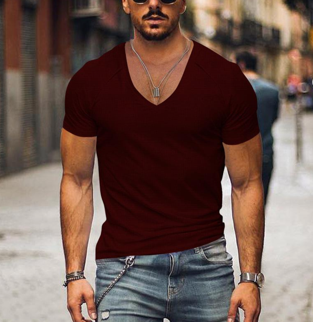 Jolly Men's V-Neck T-Shirt | Premium Quality, Comfortable Fit 6
