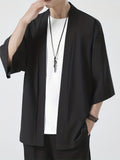 Kaito Men's Kimono | Premium Cotton Blend, Traditional Japanese Clothing Male 0